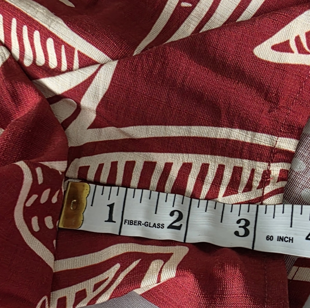 Tropical Print 2 Piece Vacation Set - Short Sleeve Top - Drawstring Shorts XL - Picture 11 of 11